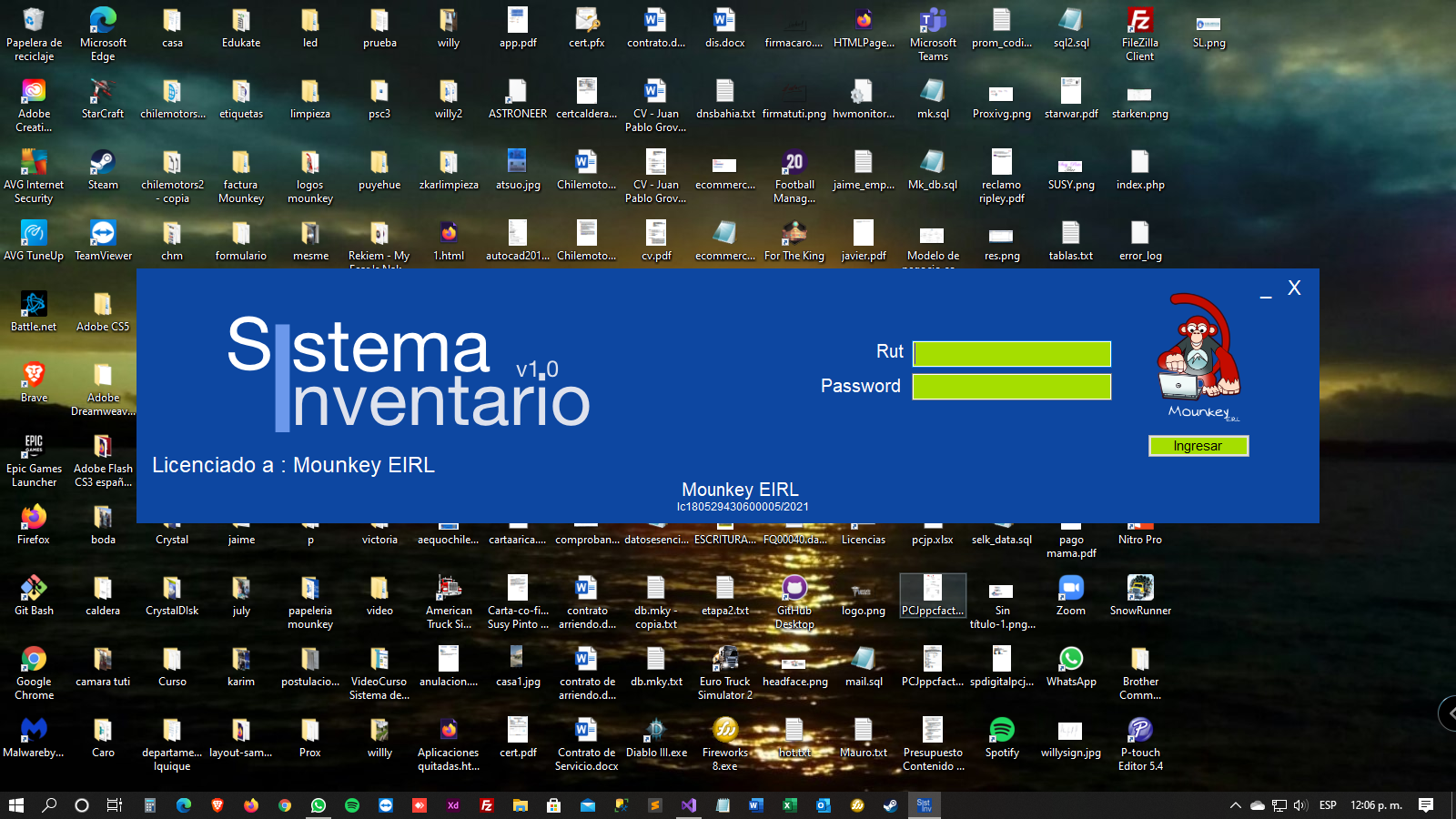 Sistema de Bodega Mounkey EIRL